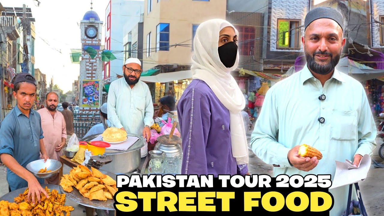 Husband & Wife Try Pakistan Street Food 🇵🇰 | Heartwarming Day with Dad ❤️