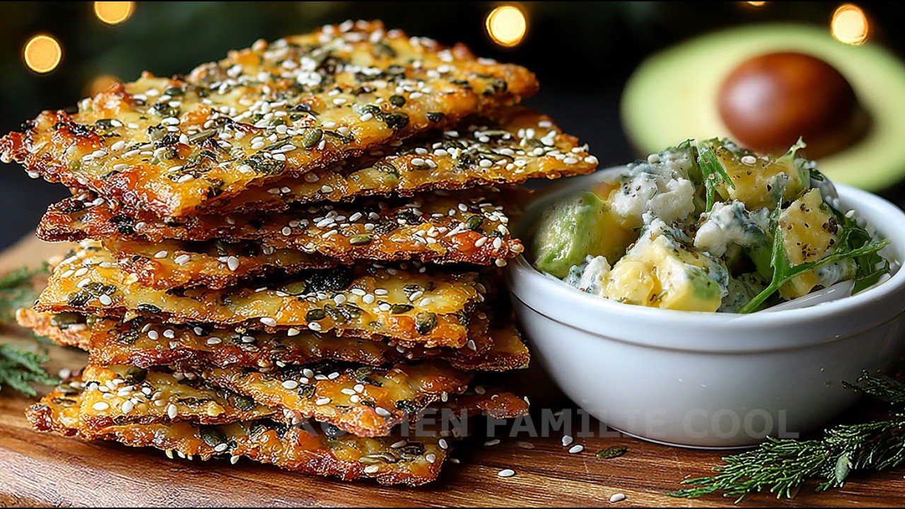 Make anti-inflammatory crackers at home! NO FLOUR, NO SUGAR!