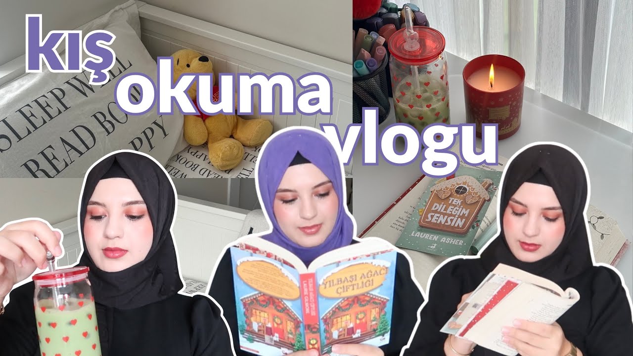 kış okuma vlogu ❄️📖 yeni yıl temalı kitaplarla! 🎄📚 | bookmas day 11