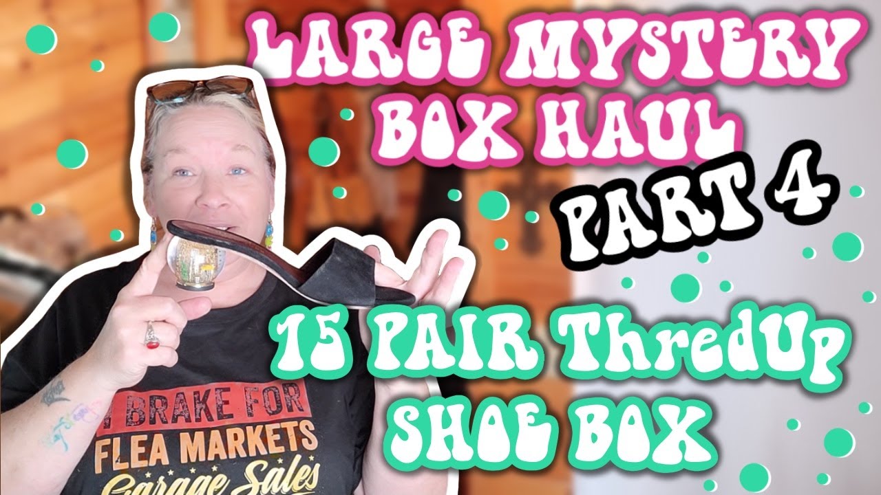 Large Mystery Box Haul | Part Four | 15 Pair ThredUp Shoe Box