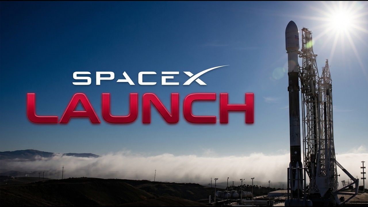 SpaceX Falcon 9 Starlink Launch (Vandenberg) | Falcon 9 Booster Landing