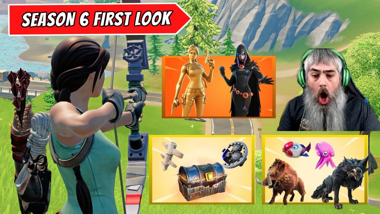 FORTNITE SEASON 6 FIRST LOOK WITH FUSCONED REACTION