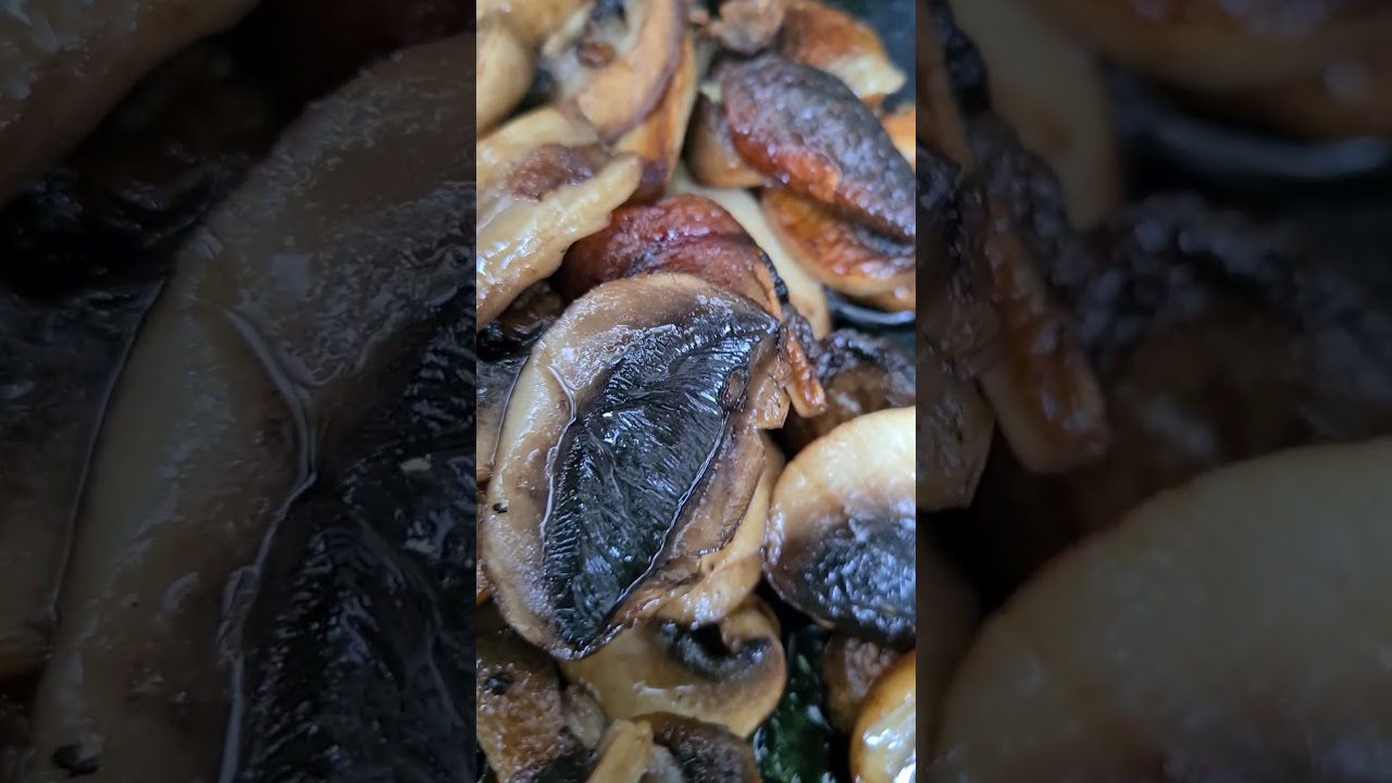 rump steak with onions cooked on a Weber Kettle 