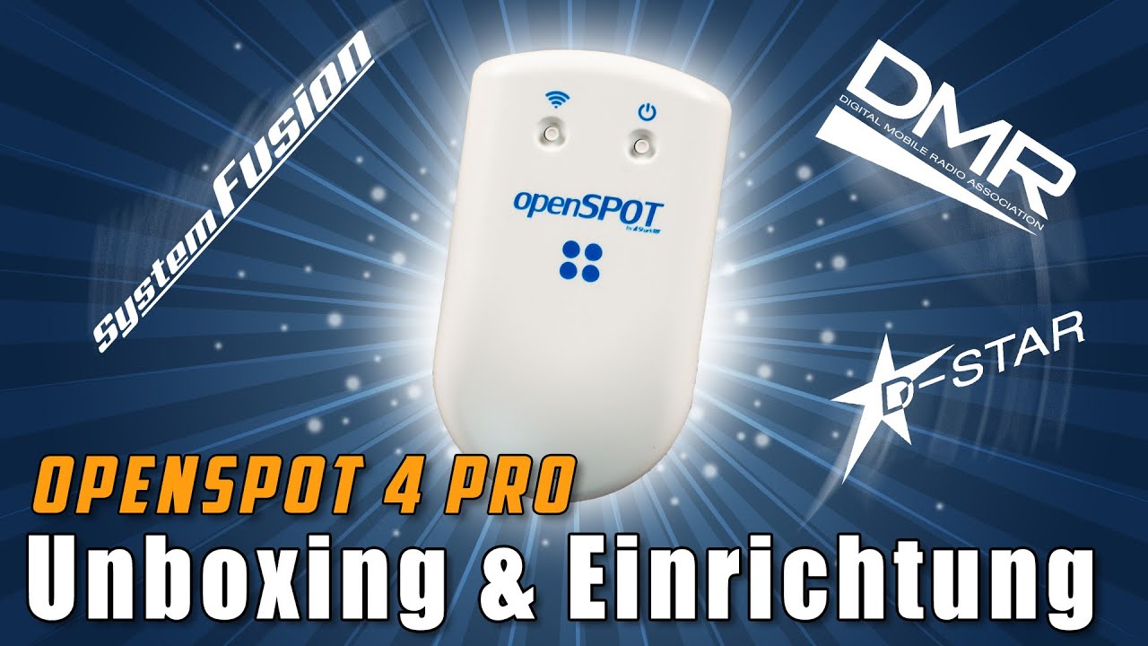 SharkRF openSPOT4 Pro 📡 Unboxing & Einrichtung Hotspot