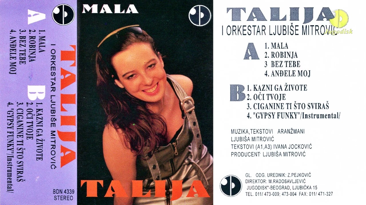 Talija - Bez tebe [Official Audio 1994]