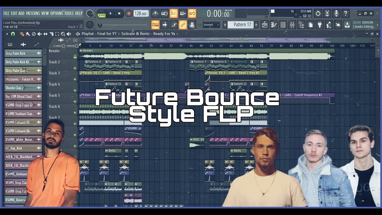 [FL STUDIO] Future Bounce FLP + Vocals (Dirty Palm, Sickrate & Rentz Style) + FREE FLP