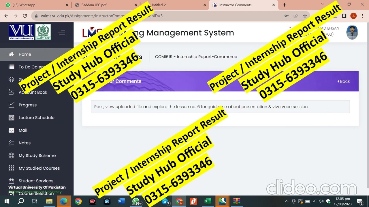ECO619 project result SP2023 PASS