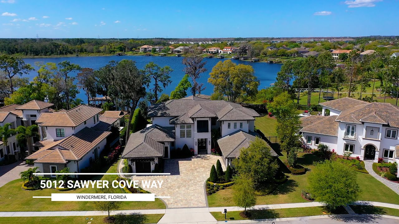 Lake Front Pool | Home |5012 Sawyer Cove Way | Windermere Florida