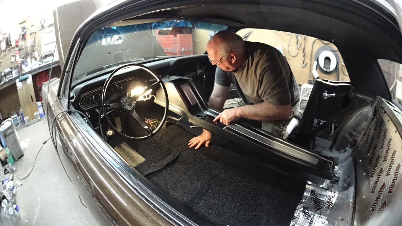 66 Mustang Betsy - Assemble 8 - Interior Install - Console Repair - Rear Firewall - Carpet - Seats