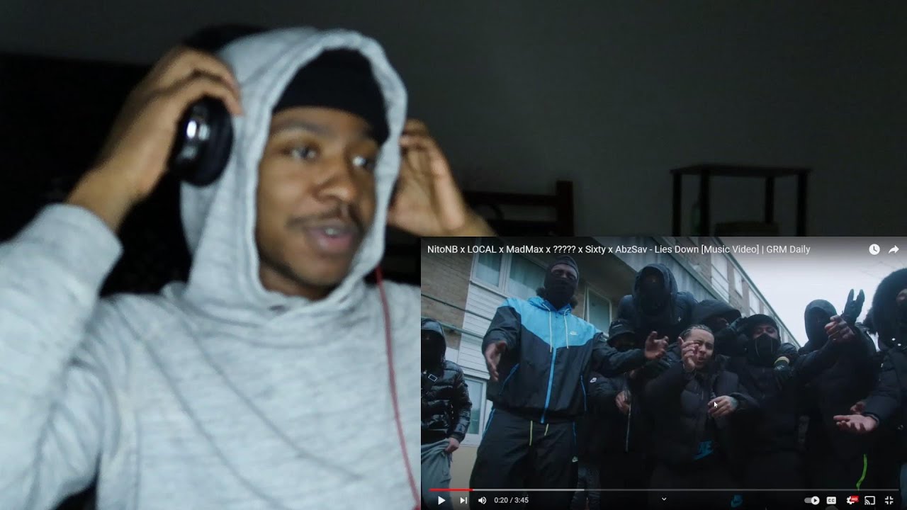 NitoNB x LOCAL x MadMax x ????? x Sixty x AbzSav - Lies Down [Music Video] | GRM Daily REACTION!!