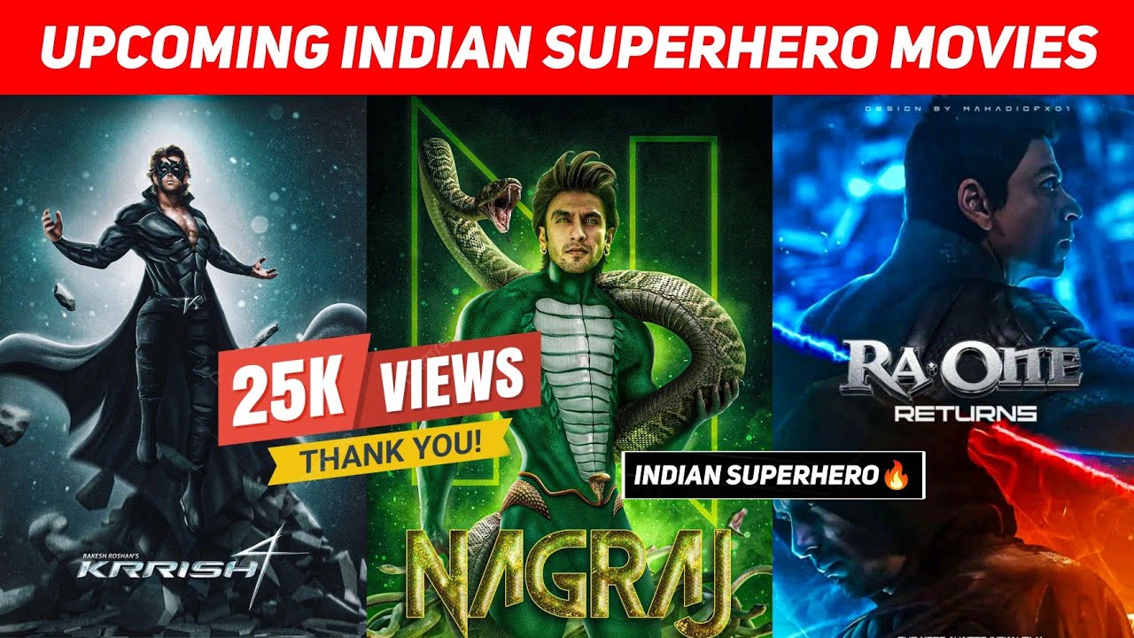 Top 10 Upcoming Indian Superhero Movies 2024-25 || 10 Biggest Upcoming Indian Superheroes Films List