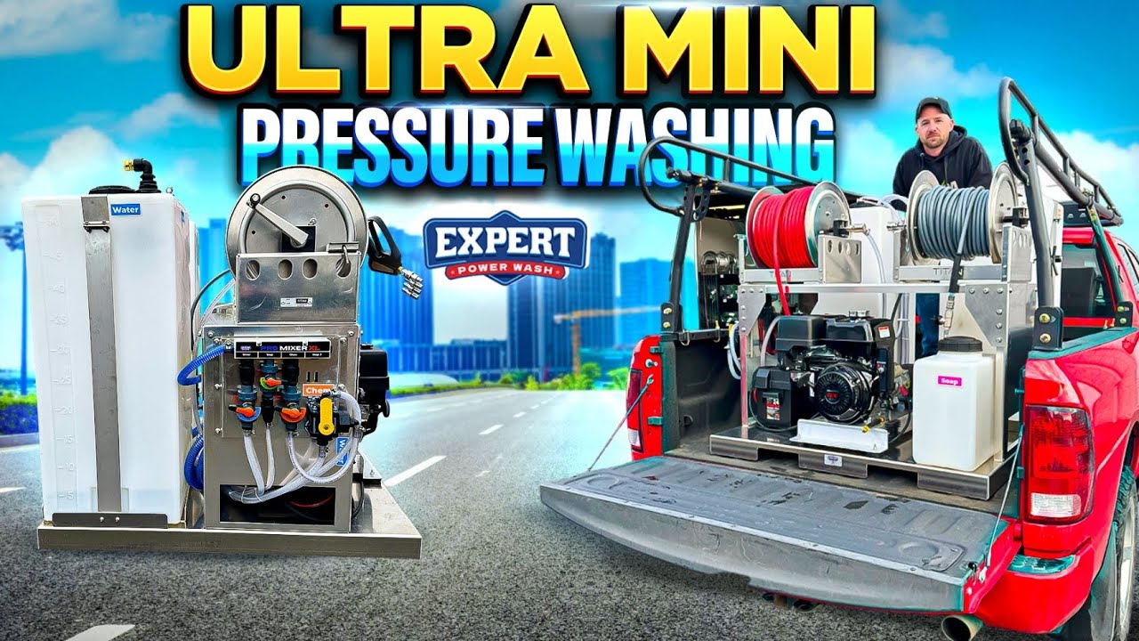Ultra Mini Pressure Washing and Soft Wash Truck Skid- Jesse&rsquo;s Skid