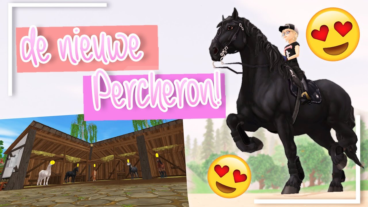 DE NIEUWE PERCHERON PAARDEN LATEN DANSEN? | Starstable online | wolfxjessy