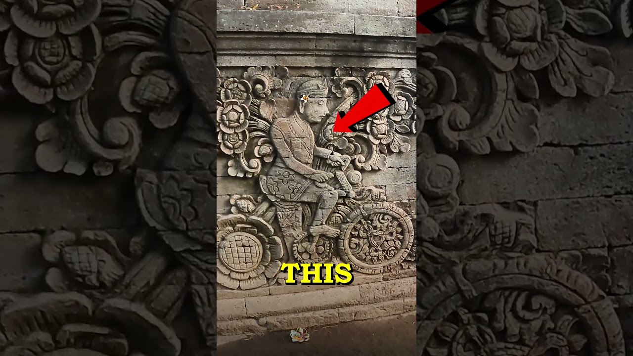 Modern Bike in Temple?  #history #praveenmohan  #ancienttechnology