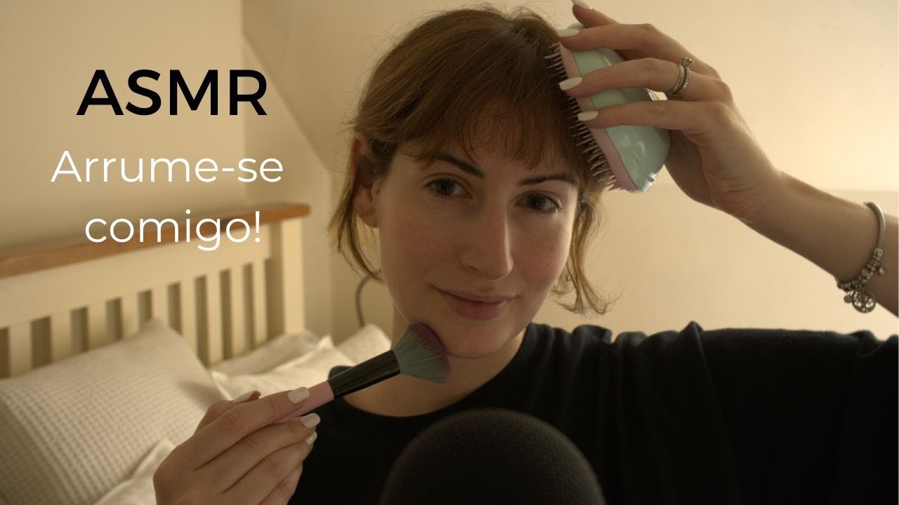 ASMR - Arrume-se comigo! (Cabelo, maquiagem e roupa!) | SOLANGE PRATA