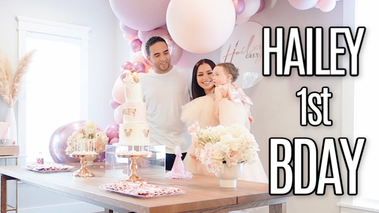 HAILEY GREY FIRST BIRTHDAY PARTY! Diana & Jose