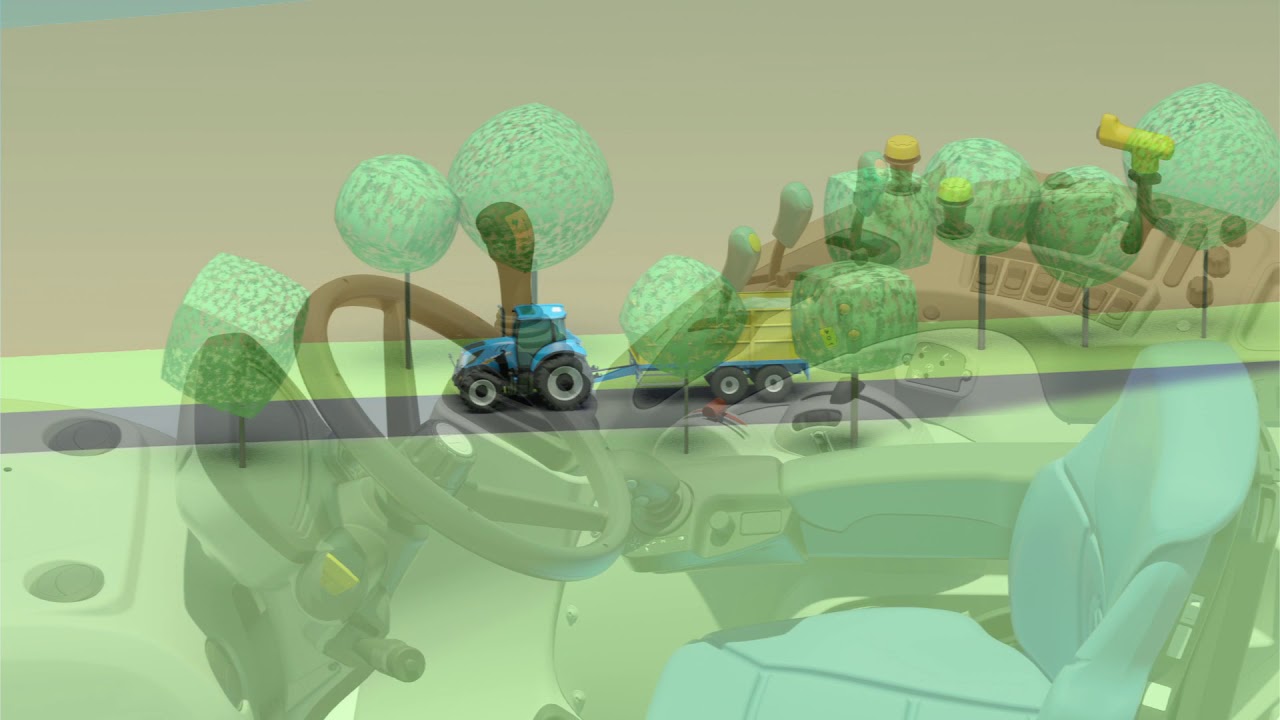 New Holland T5 Electro Command&trade; transmission Auto Field And Road modes