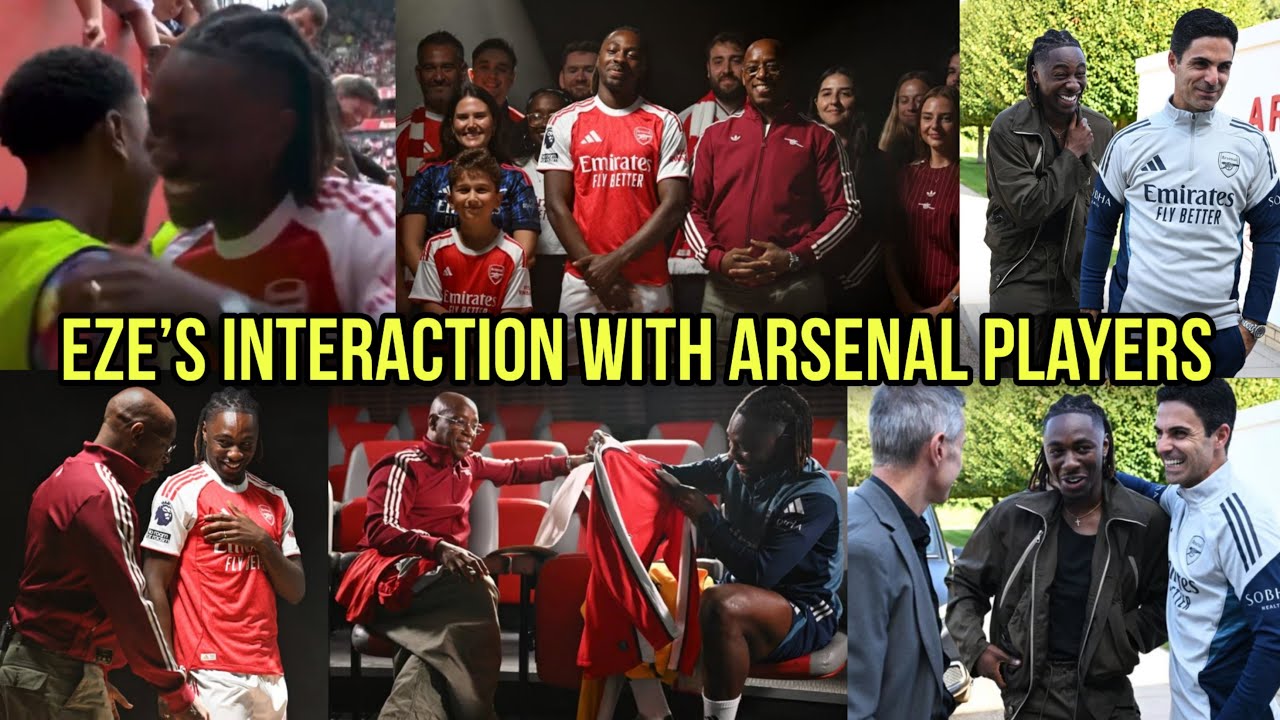 Behind the Scenes: Eberechi Eze&rsquo;s First Meeting with Arsenal Squad