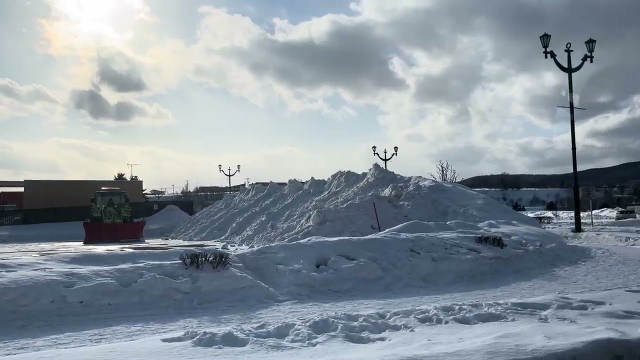 ระหว่างทางไปซื้อของ Mombetsu,Hokkaido, Japan 