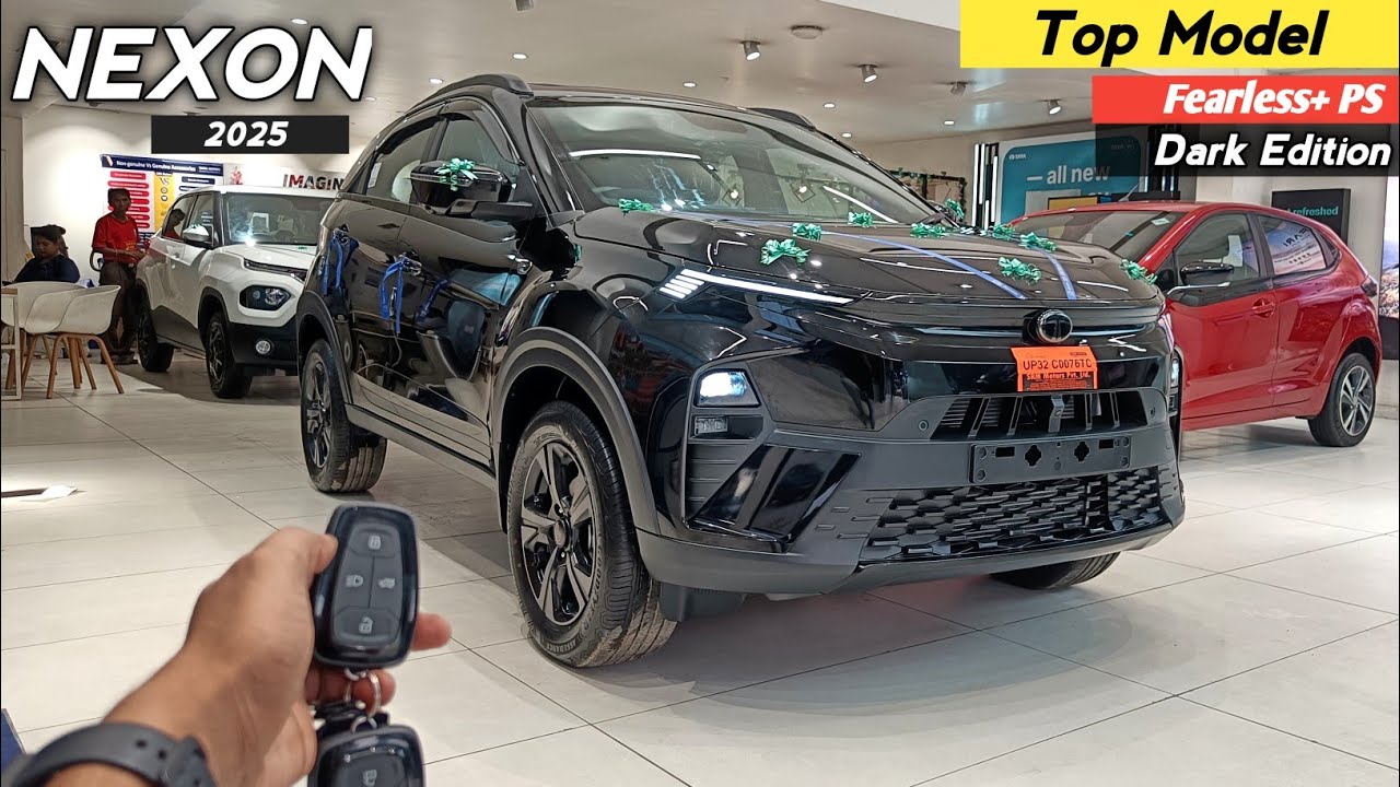 Tata Nexon Fearless Plus PS Dark Edition 2025 ❣️| Nexon Top Model Review 😍|