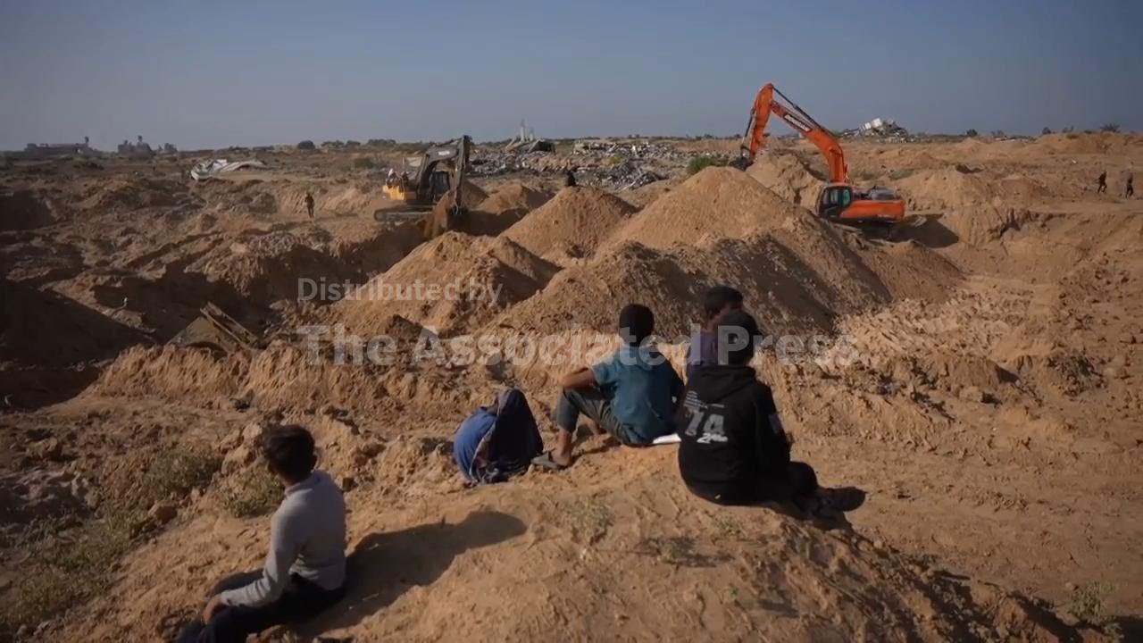 Search ongoing in Nuseirat, central Gaza for remains of Israeli hostages