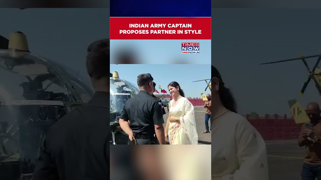 Maharashtra: Army Captain Proposes Partner At Passing Out Parade #shorts