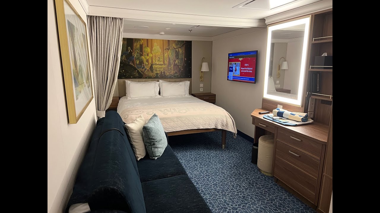 Disney Wish Room Tour | Standard Inside Stateroom 8519 – Disney Cruise Line
