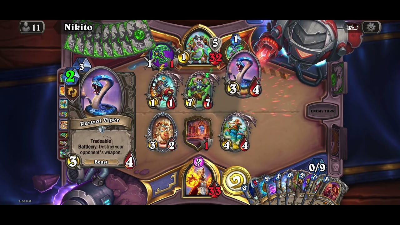 Reno Big Spell Mage vs XL Il'gynoth DH