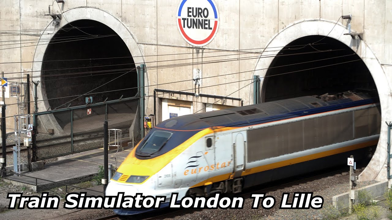 *FULL EUROTUNNEL ROUTE* St Pancras To Lille Train Sim Classic