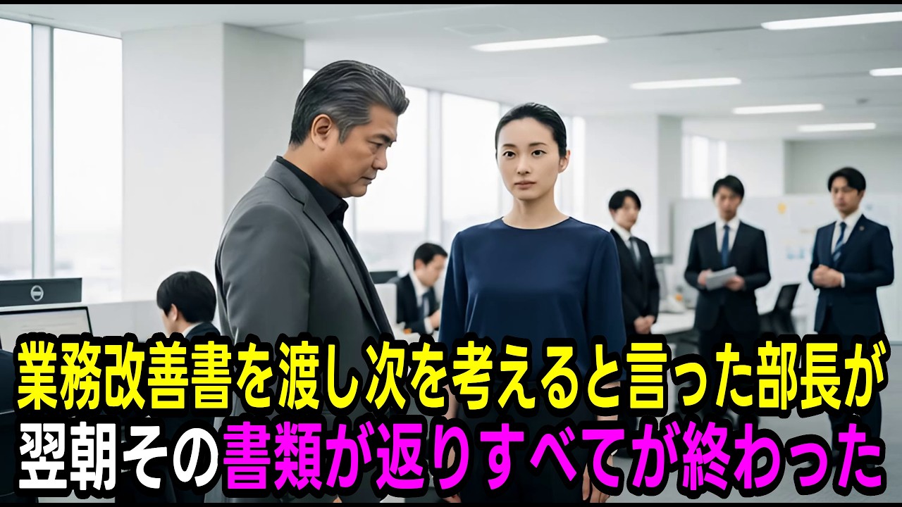 地味な中途OLを「成果のない人間」と見下した営業部長が「承知しました」の静かな逆転に崩壊した話