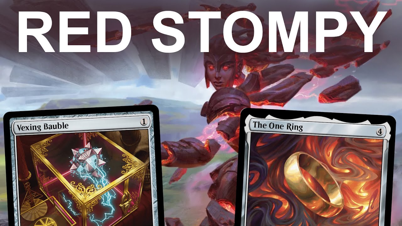 RINGS AND BAUBLES! Legacy Mono-Red Moon Stompy. The One Ring Prison MTG