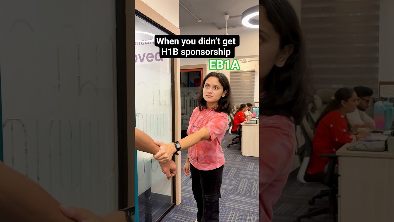 When you didn&rsquo;t get H1B sponsorship #immigration #eb1a #h1b #greencard #usvisa #greencard