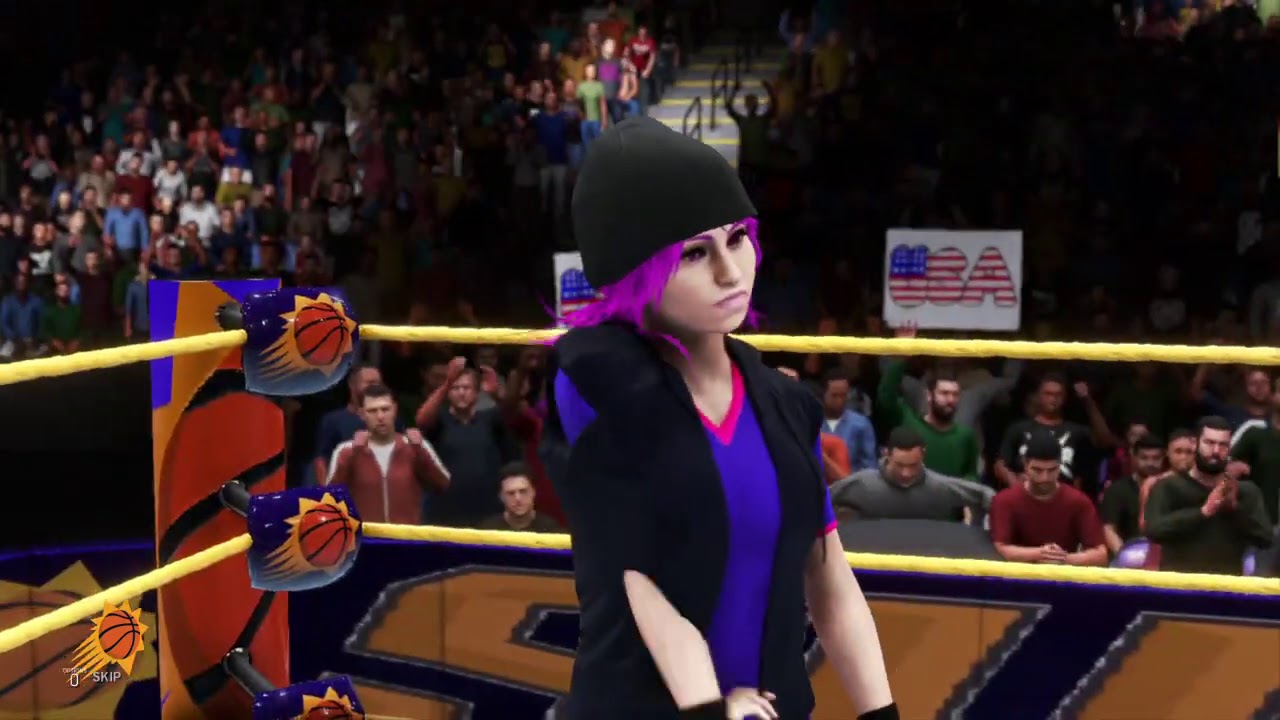 WWE 2K20 - Pauline Bell [Atomic Puppet] vs. Lori Loud [The Loud House]