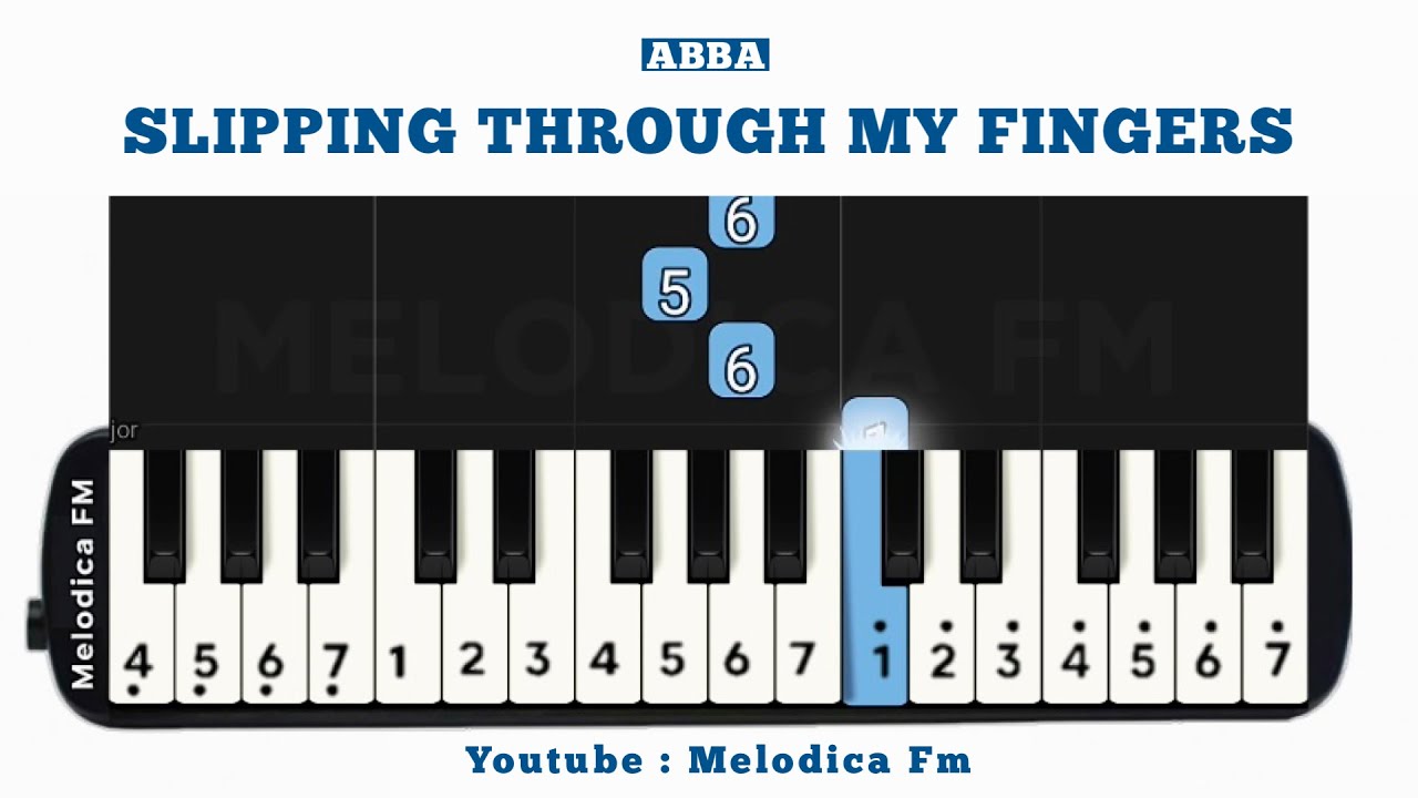 Slipping Through My Fingers - ABBA | Not Angka Pianika
