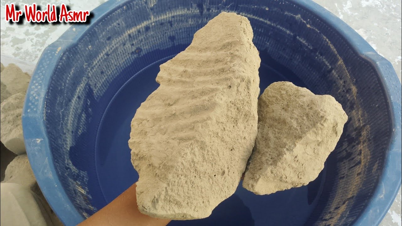 New🔥 pookie fluffy mud water crumbling with satisfying crumbling video