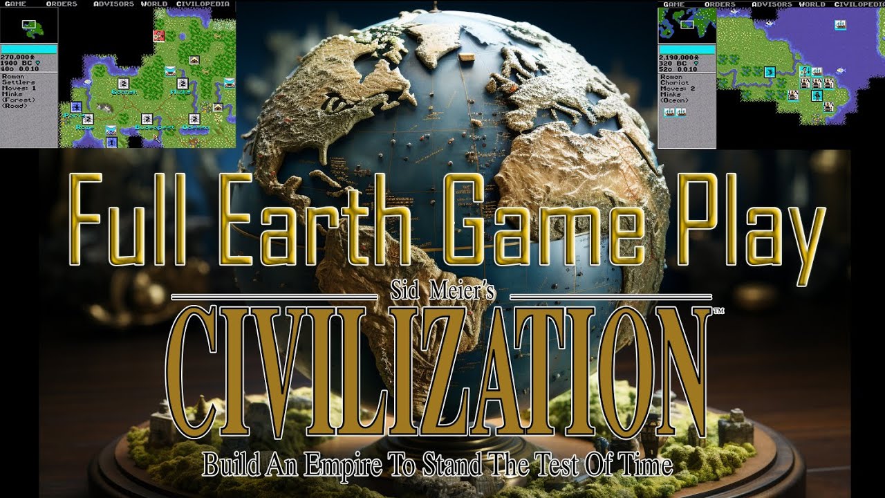 Civilization 1 &mdash; Полная версия игры &laquo;Земля&raquo; (уровень Императора)