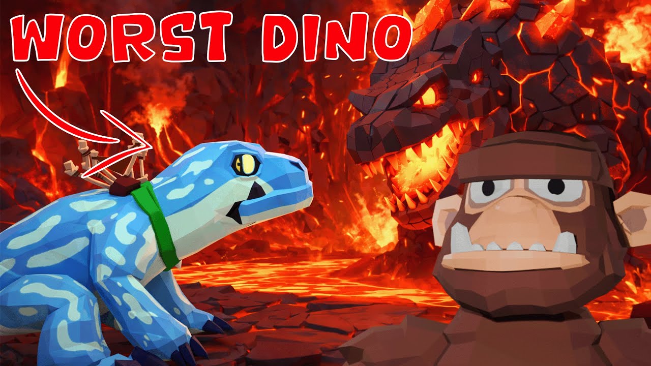 BEATING EVERY BOSS IN UG WITH THE WORST DINO!!