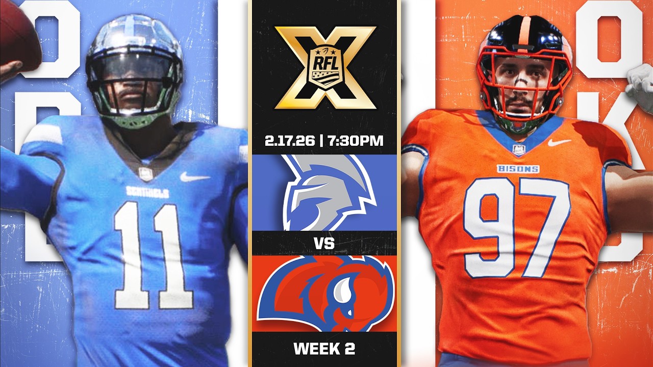 RFL Season X: Sentinels vs Bisons Week 2 | Madden 26 Teambuilder Franchise!