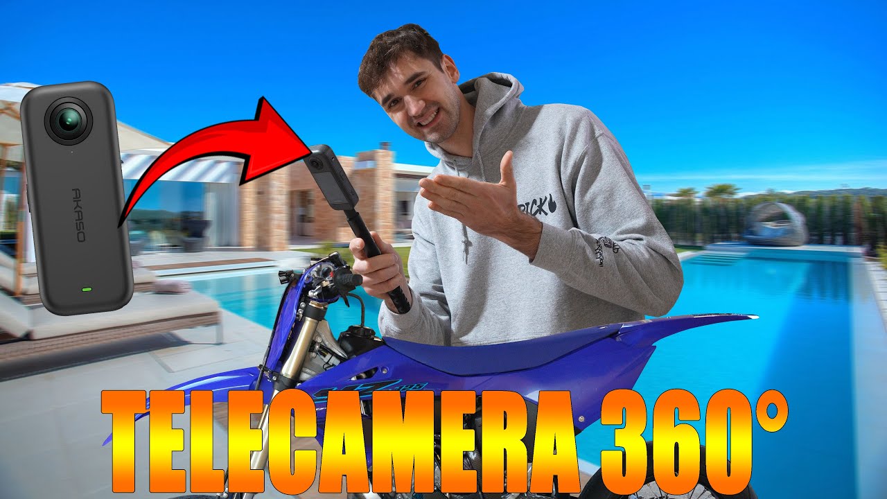 La TELECAMERA 360° DEFINITIVA!! Pov Yamaha Yz 125! 😱