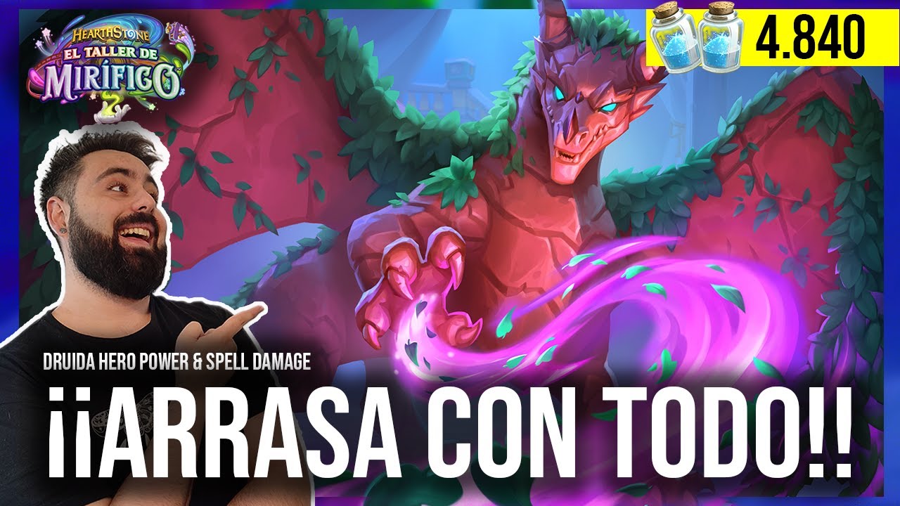🐲 ALUCINANATE este NUEVO MAZO de DRUIDA Híbrido [Hearthstone] El tempo es la clave
