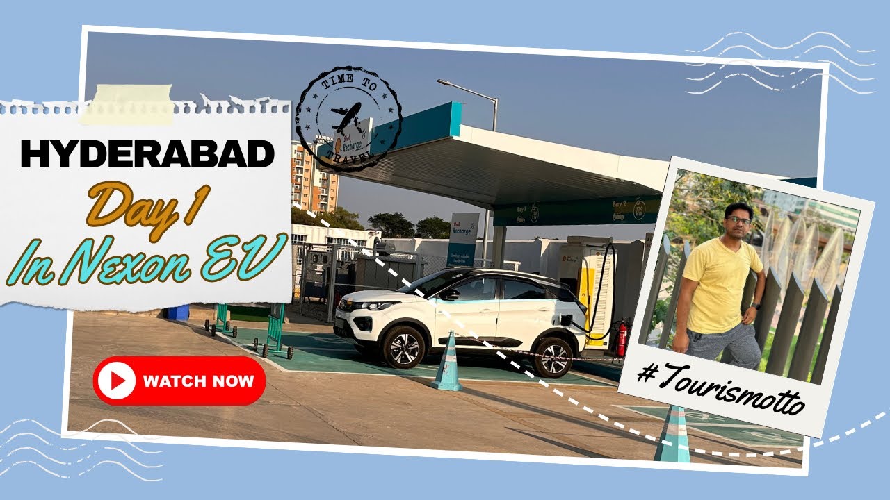 EP- 1:  Epic Electric Road Trip: Bangalore to Hyderabad in my Nexon EV | 600+ Km Adventure!
