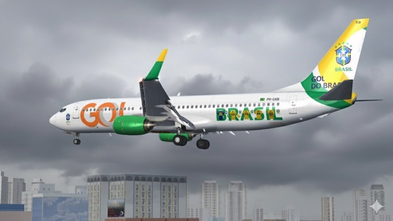 [FSX] Boeing 737-800 GOL | Belo Horizonte (CNF) - São Paulo (CGH)