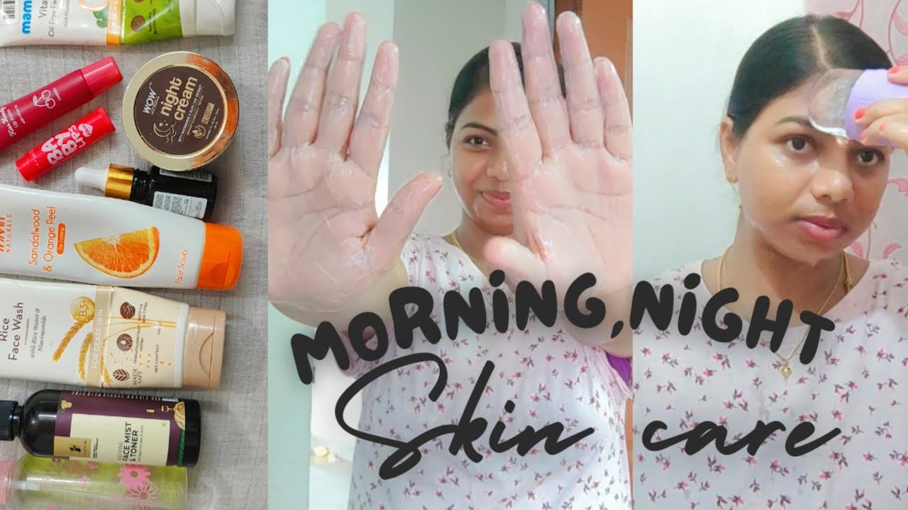 ( தமிழில்)  MORNING , NIGHT SKIN CARE ROUTINE, and HAIR SERAM , ☺