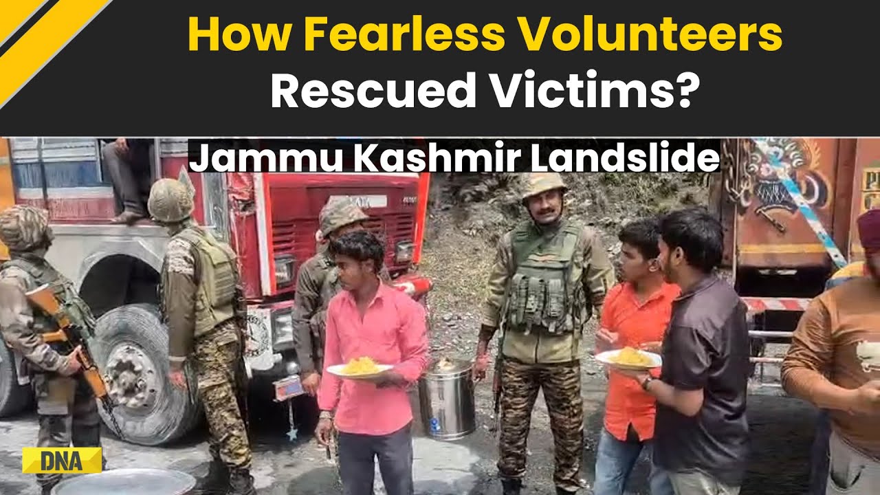 Jammu Kashmir Landslide: How Volunteers, Army, Police Risked Their Lives To Rescue Flood Victims