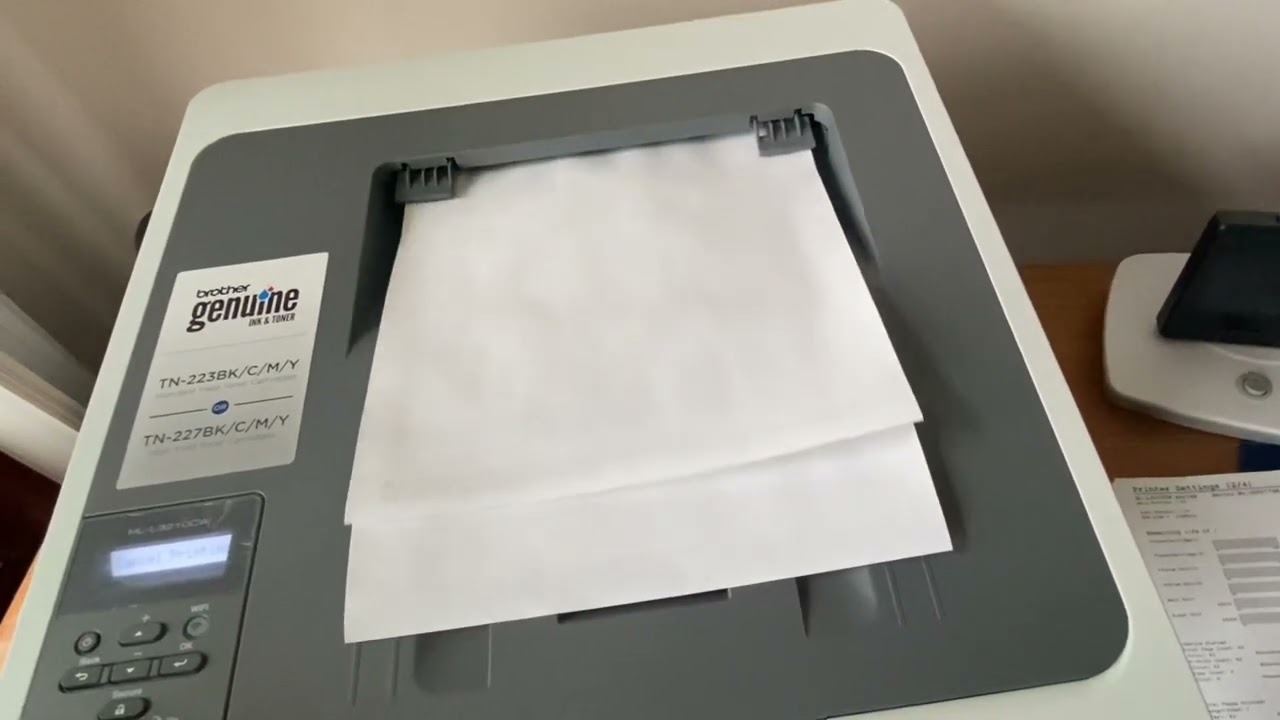 Open box Brother HL-L3210cw Compact Digital Wireless Color Laser Printer 42 Pags