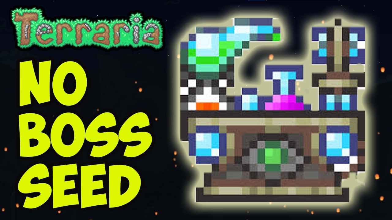 Terraria how to get ALCHEMY TABLE fast (NEW SEED for 1.4.5.6) (NO SKELETRON) (2026)