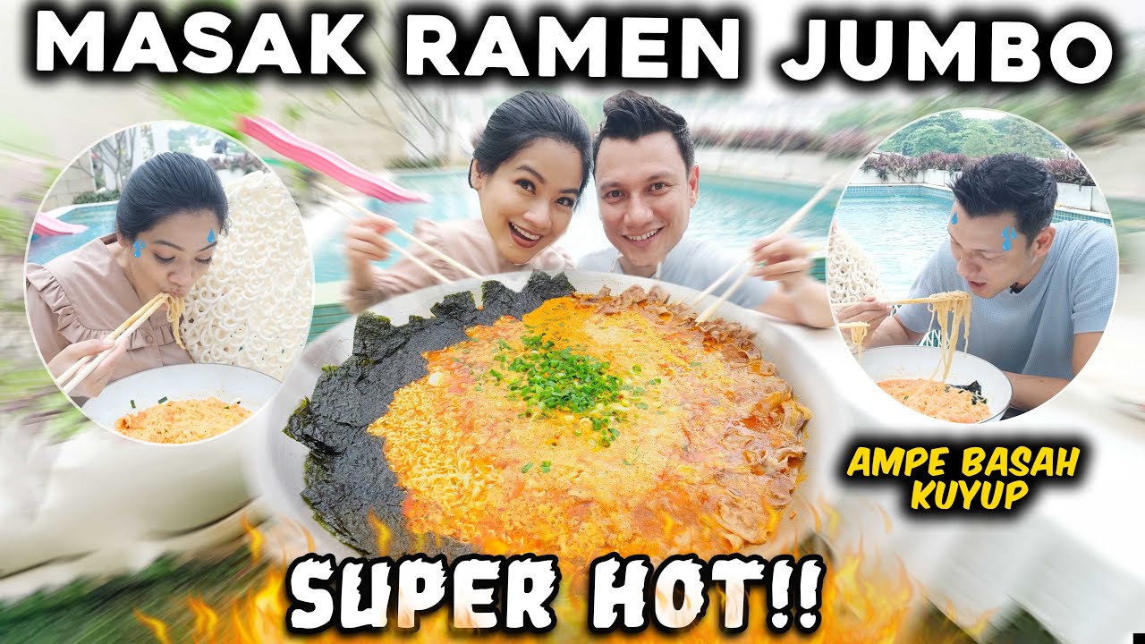 RAMEN KOREA JUMBO! PAKAI SUMPIT & MANGKOK JUMBO!!