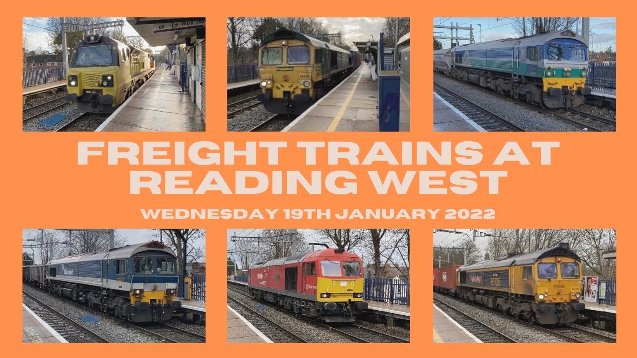 Episode 28 | Freight Trains At Reading West - Wednesday 19th January 2022