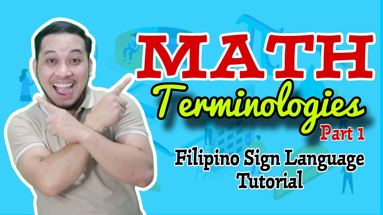 KURTV | FILIPINO SIGN LANGUAGE TUTORIAL | MATH TERMINOLOGIES PART 1