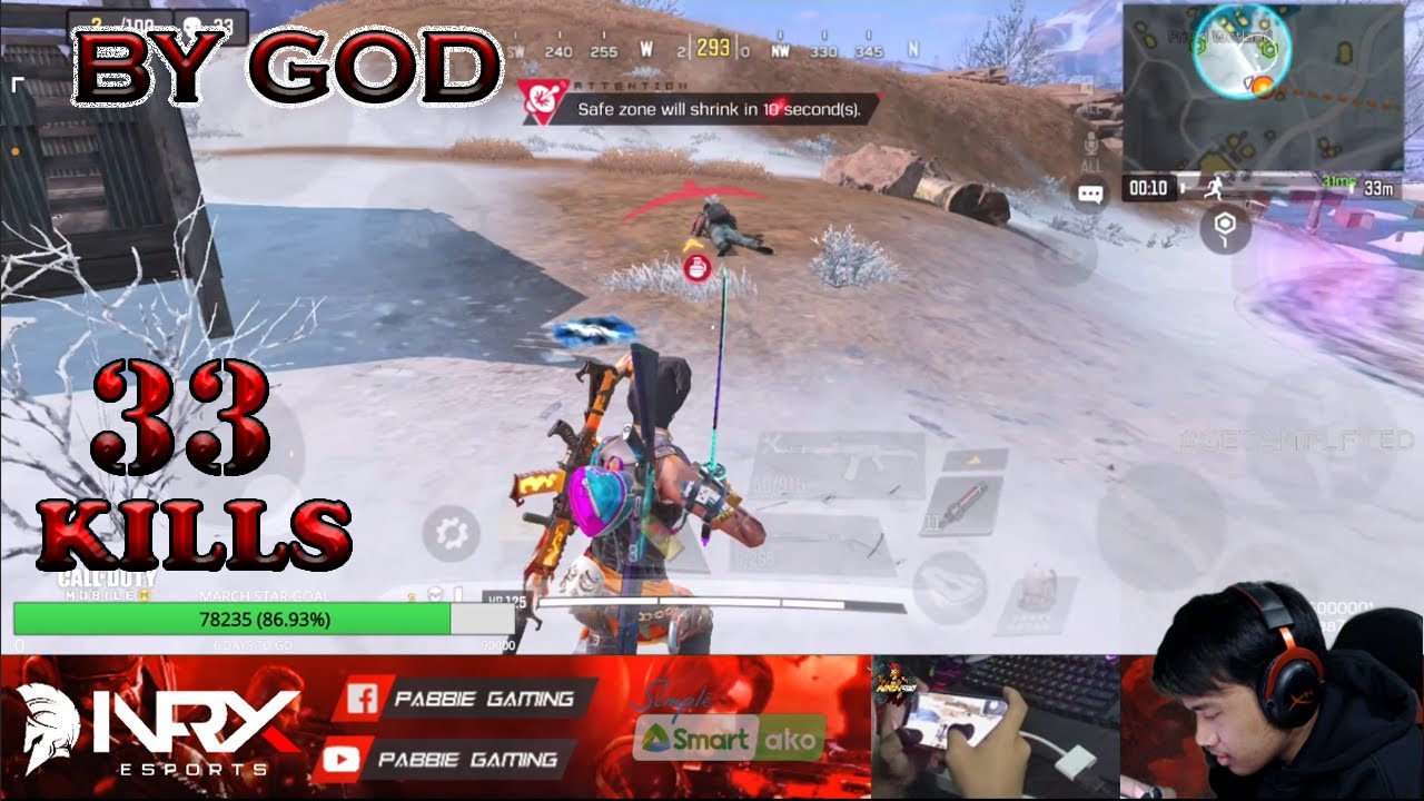 BY GOD IS BACK! | 33 KILLS | EPIC ENDING | NRX ESPORTS | NRX 420 | COD MOBILE | GARENA